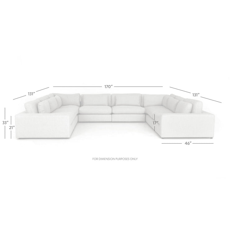 Bloor 8 Pc Sectional In Essence Natural