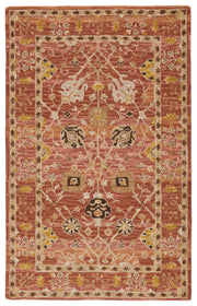 ahava handmade oriental pink gold rug by jaipur living 1