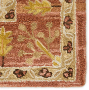 ahava handmade oriental pink gold rug by jaipur living 5