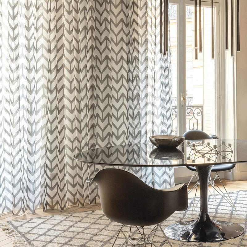 media image for Coolidge Fabric in Black/White 251