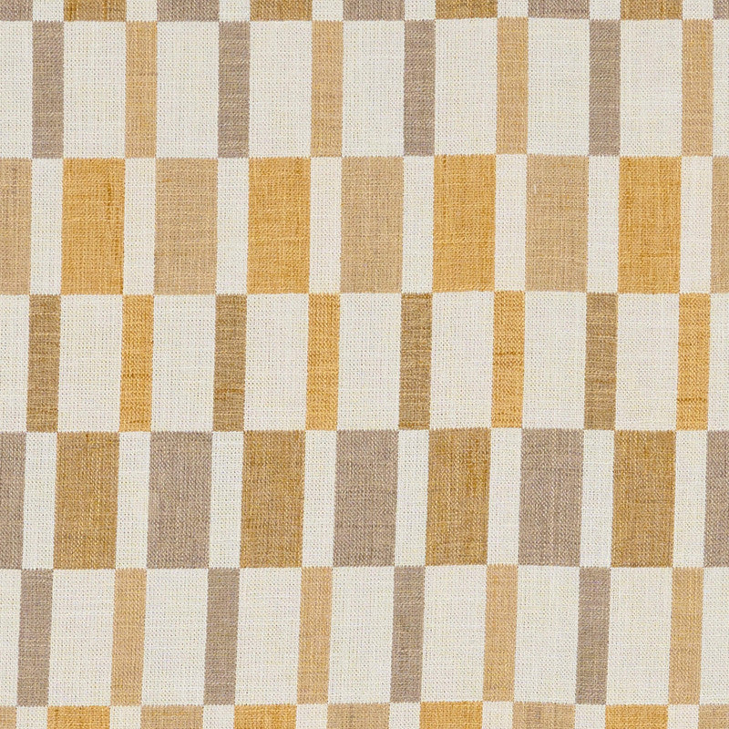 media image for Sample Coraline Fabric in Yellow/Brown/Cream 262