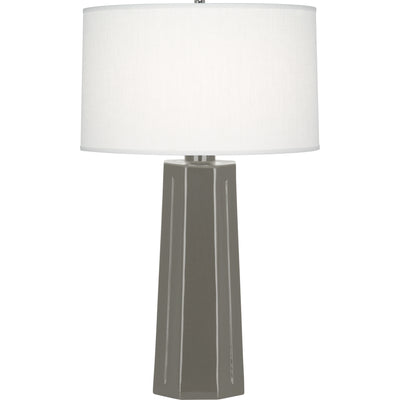 product image for Isis Table Lamp Multiple Colors With Oyster Linen Shade Design By Robert Abbey 1 95