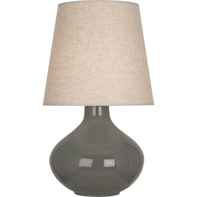 product image for June Table Lamp Multiple Colors With Buff Linen Shade Design By Robert Abbey 10 46