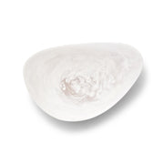 archipelago white cloud marbleized organic shaped bowl 2