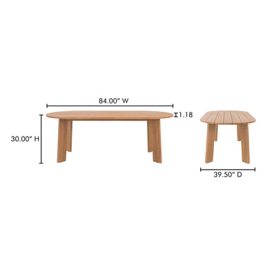 product image for Delta Outdoor Dining Table Moes Home Collection Mhc Cv 1024 02 29 18