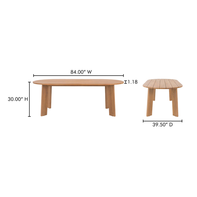 media image for Delta Outdoor Dining Table Moes Home Collection Mhc Cv 1024 02 29 243