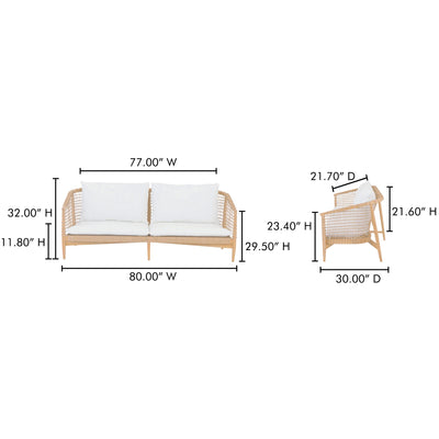 product image for Kuna Outdoor Sofa Moes Home Collection Mhc Cv 1027 02 12 7