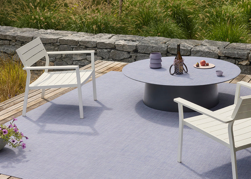 media image for Mini Basketweave Periwinkle Rug Chilewich Chw 200869 046 3 253