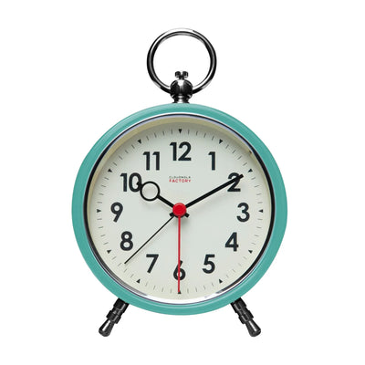 product image for factory turquoise xl wall clock by cloudnola sku0190 2 34