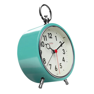 product image of factory turquoise xl wall clock by cloudnola sku0190 1 529