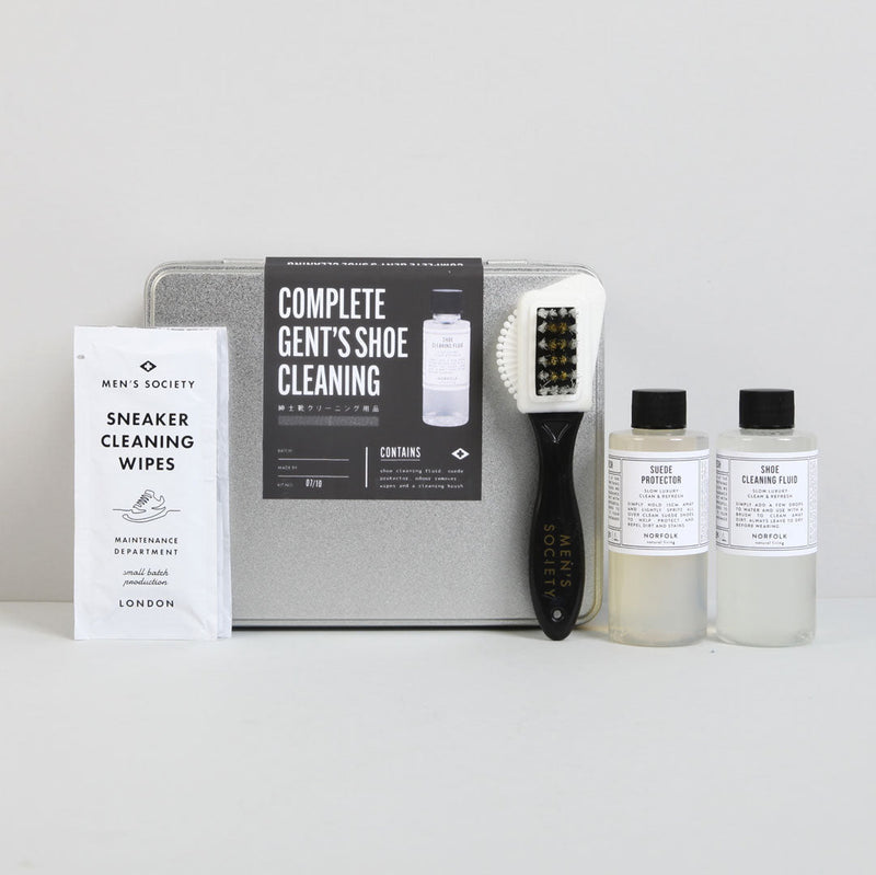 media image for complete gents shoe cleaning kit design by mens society 1 242