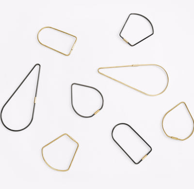 product image for Contour Key Ring in Various Shapes & Colors design by Areaware 41