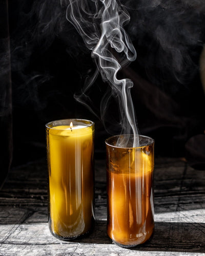 product image for Do Son Reclaimed Amber Bottle Candle D S5Qlr43 2 8