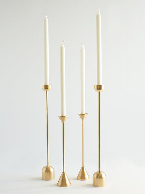 dome spindle candle holder in various sizes by fs objects 2