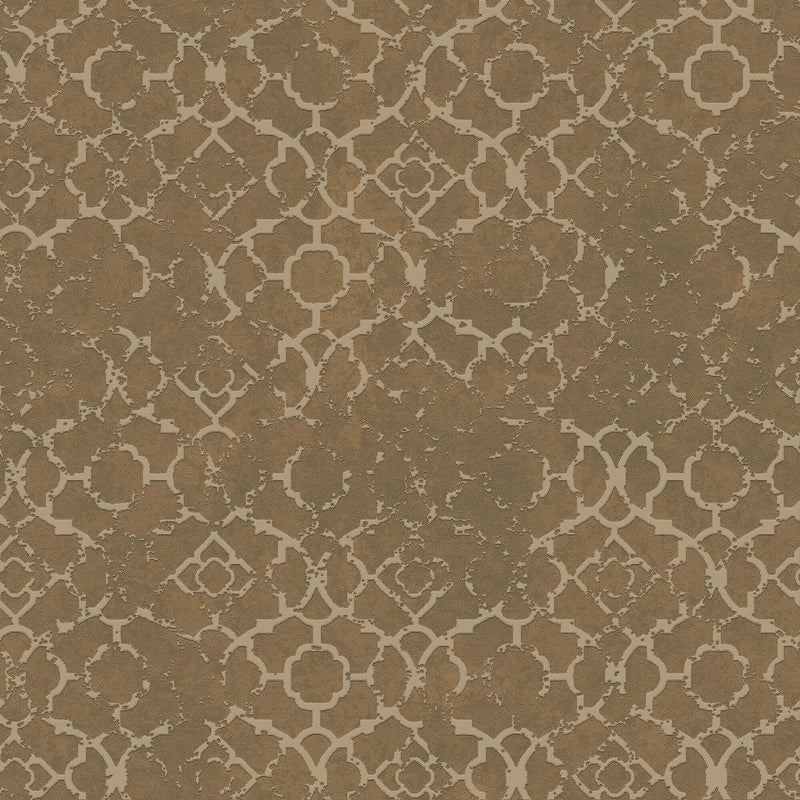 media image for Aged Quatrefoil Gold from the Emporium Collection by Galerie Wallcoverings 287