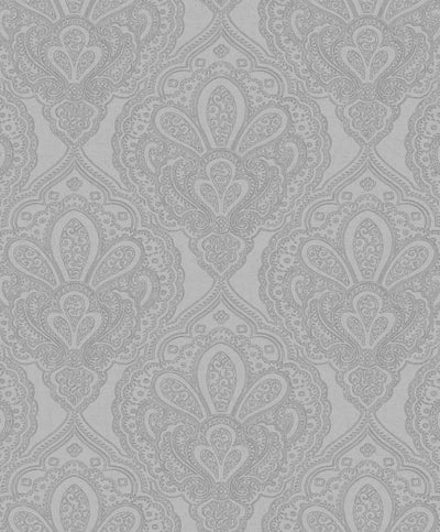 product image of Mehndi Damask Silver from the Emporium Collection by Galerie Wallcoverings 538