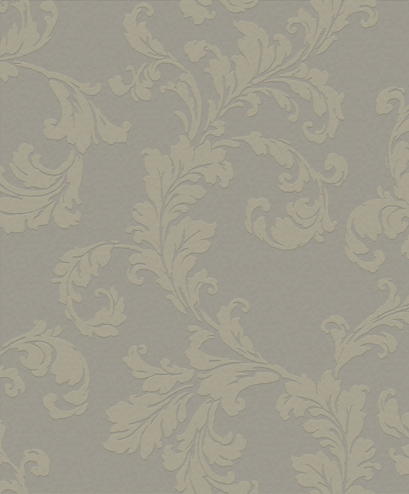 media image for sample acanthus trail beige from the emporium collection by galerie wallcoverings 1 243