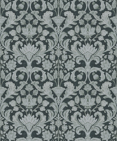 product image of Damask Wallpaper in Blue 599