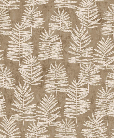 product image of Tumbling Leaf Wallpaper in Bronze Brown 552