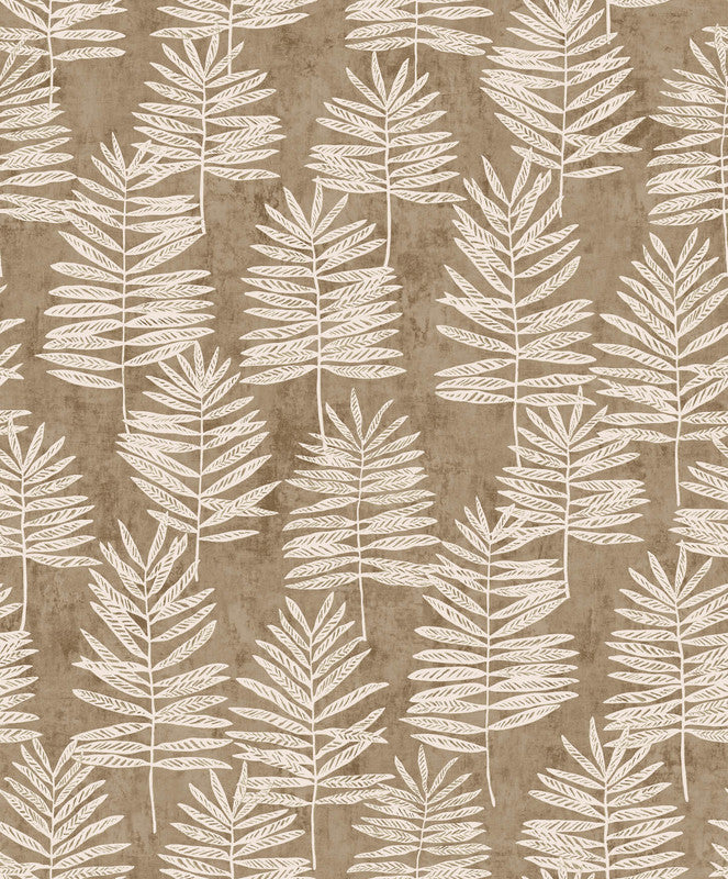 media image for Tumbling Leaf Wallpaper in Bronze Brown 232