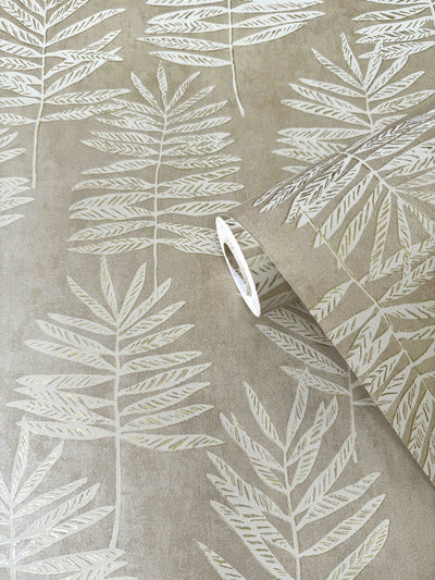 product image for Tumbling Leaf Wallpaper in Cream 38