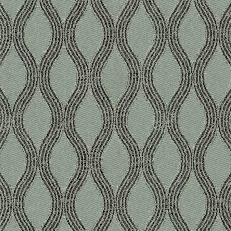 media image for Sample Echo Fabric in Silver Grey/Black 250