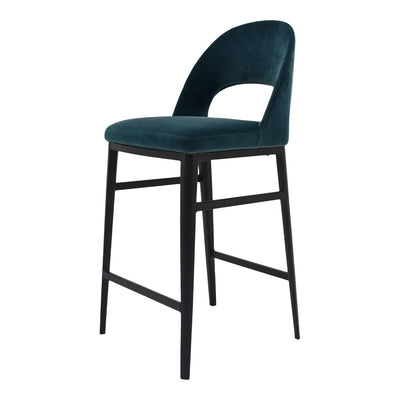 product image of Roger Counter Stool Teal Velvet 2 529