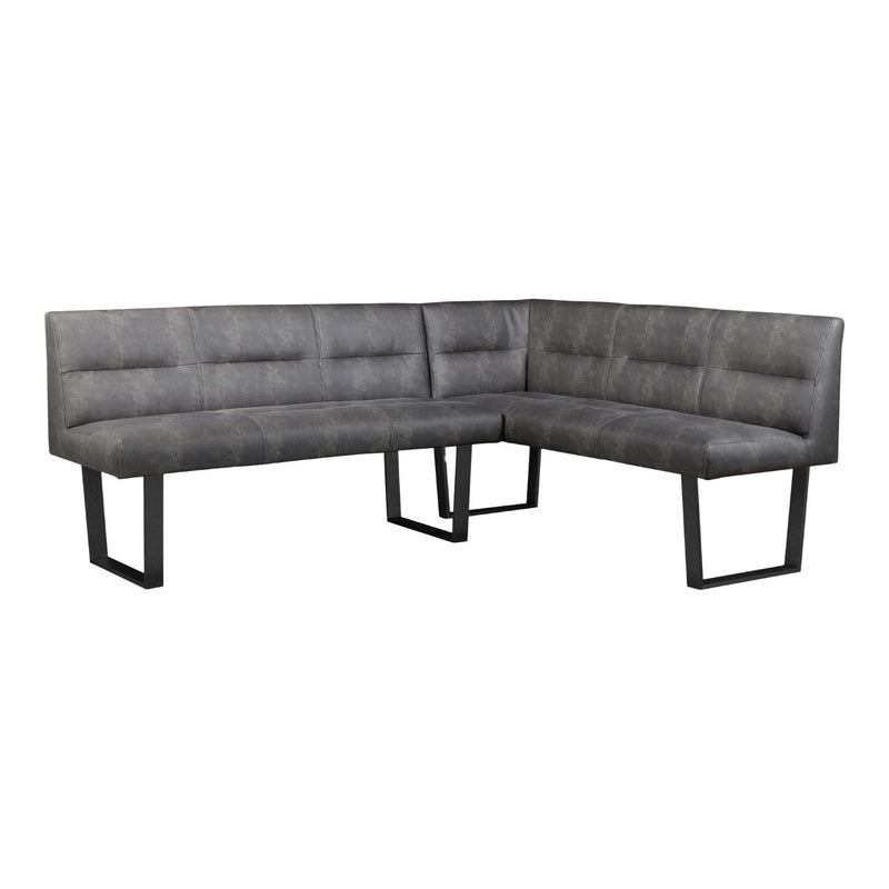 media image for Hanlon Corner Bench Dark Grey 3 259