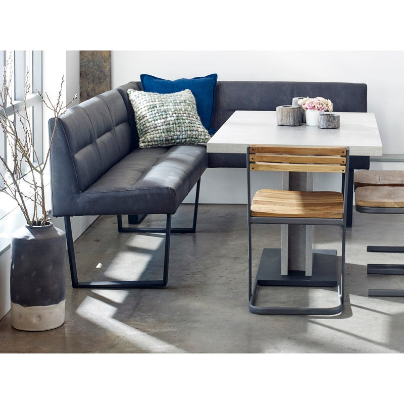 media image for Hanlon Corner Bench Dark Grey 6 277