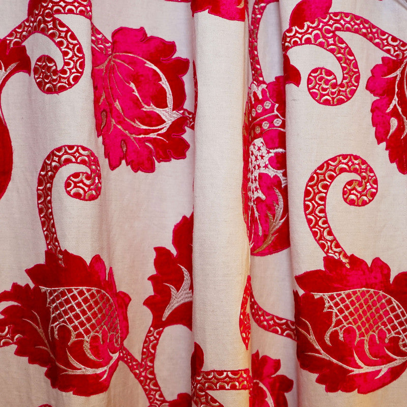 media image for Sample Evocative Fabric in Fuchsia 244
