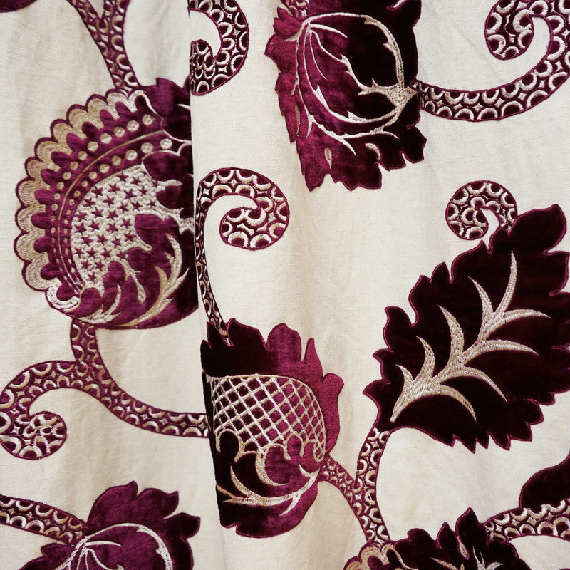 media image for Sample Evocative Fabric in Eggplant Purple 238
