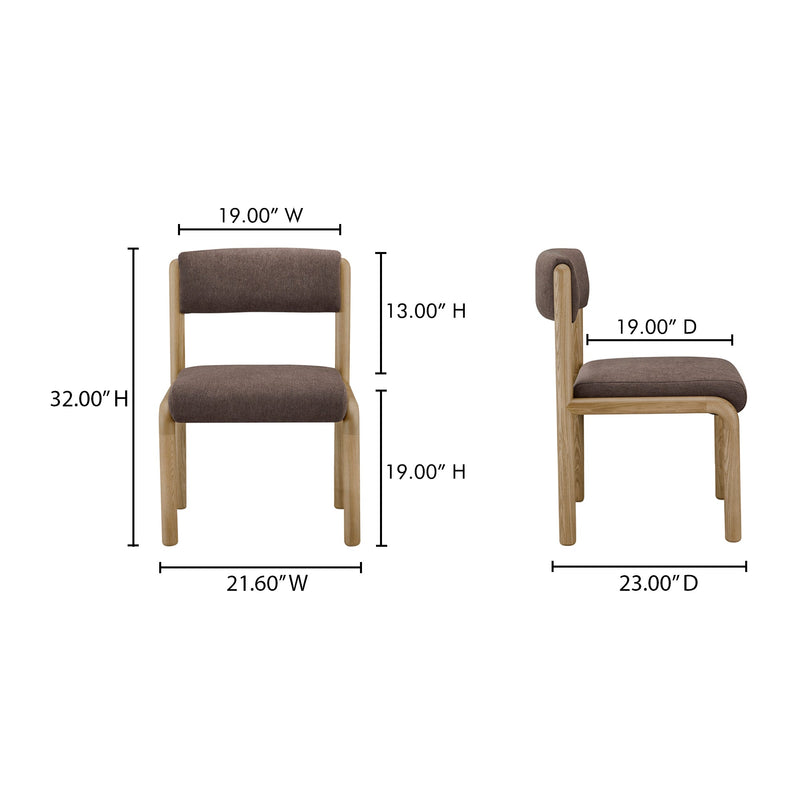 media image for April Dining Chair Set Of 2 Moes Home Collection Mhc Ew 1033 20 11 297