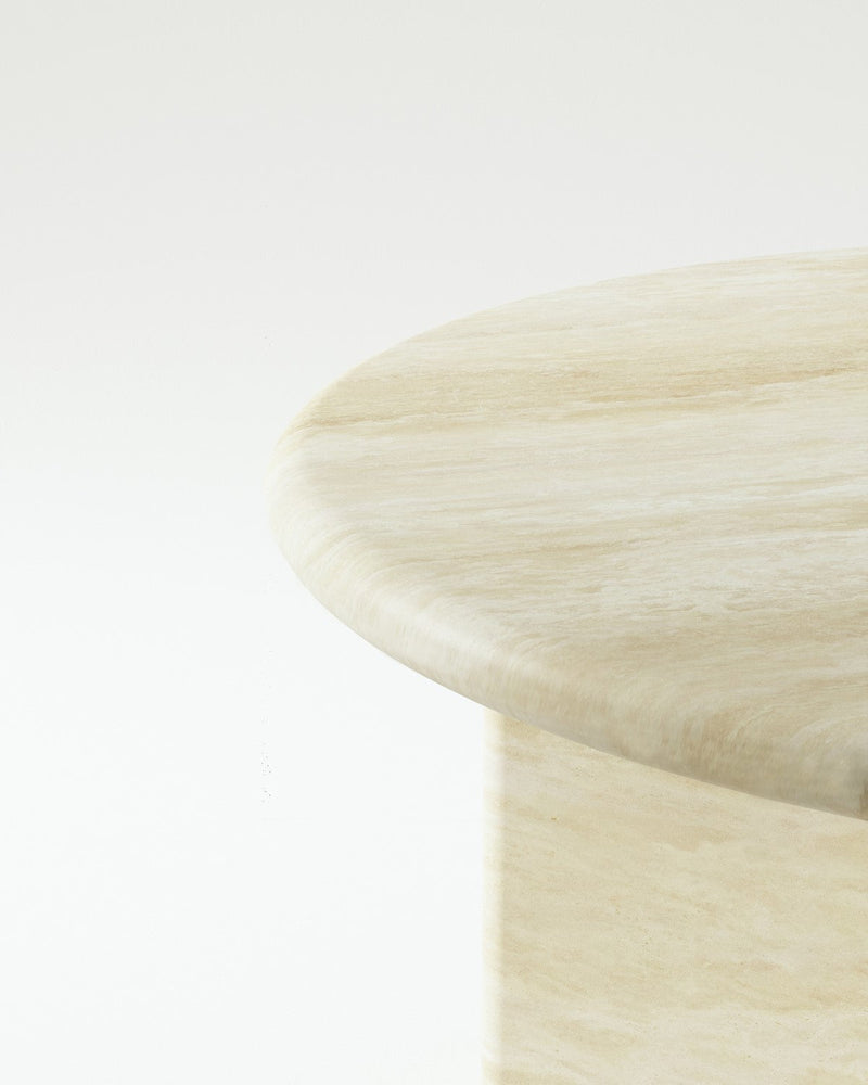 media image for plinth large circular marble coffee table csl3315 slm 14 244