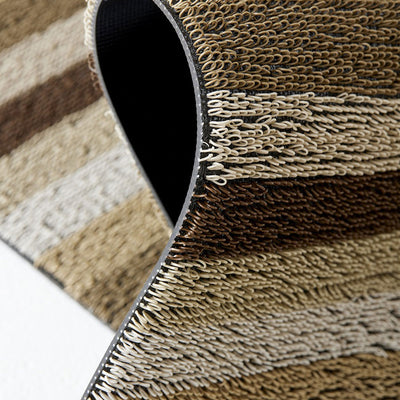 product image for Even Stripe Mocha Shag Chilewich Chw 200128 004 2 89