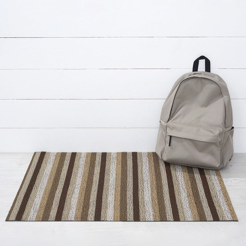 media image for Even Stripe Mocha Shag Chilewich Chw 200128 004 3 273