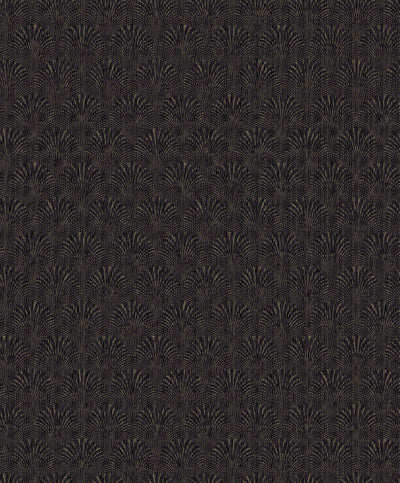 product image for Fan Geometric Wallpaper in Lilac/Black 44