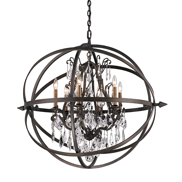 byron 6lt chandelier extra large by troy lighting 1