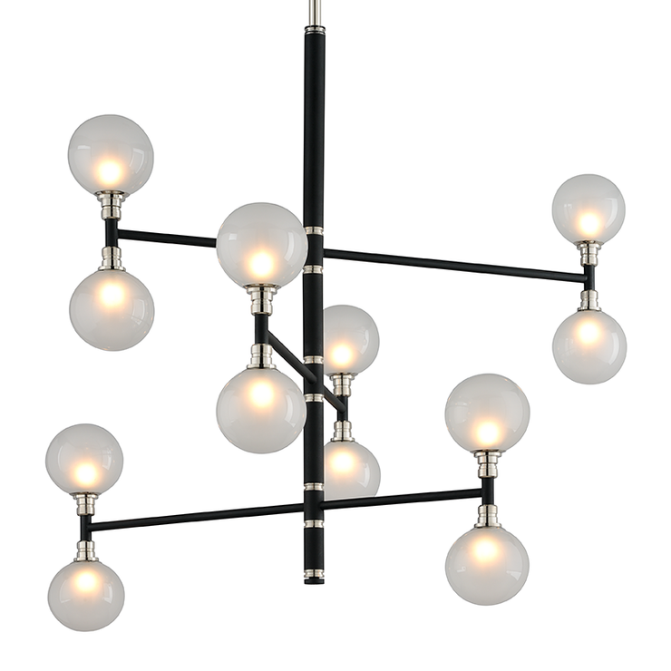 andromeda 12lt chandelier 3 tier medium by troy lighting 1