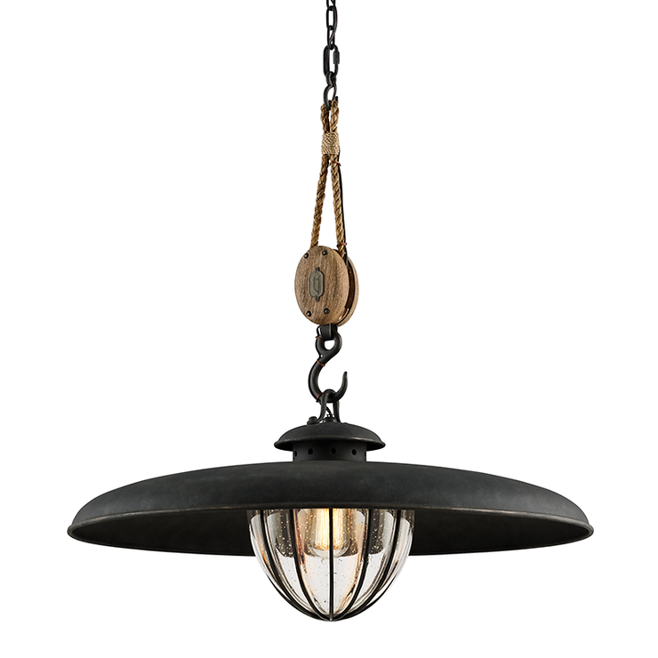 murphy 1lt pendant with shade large by troy lighting 1