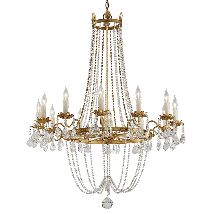 viola 12lt chandelier large by troy lighting 1