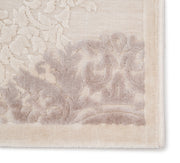 wistful damask rug in whitecap gray silver pink design by jaipur 4