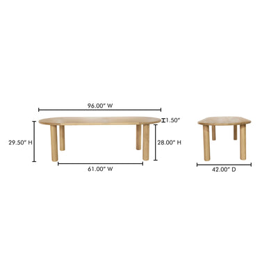 product image for Milo Dining Table Moes Home Collection Mhc Fc 1003 24 0 22 16