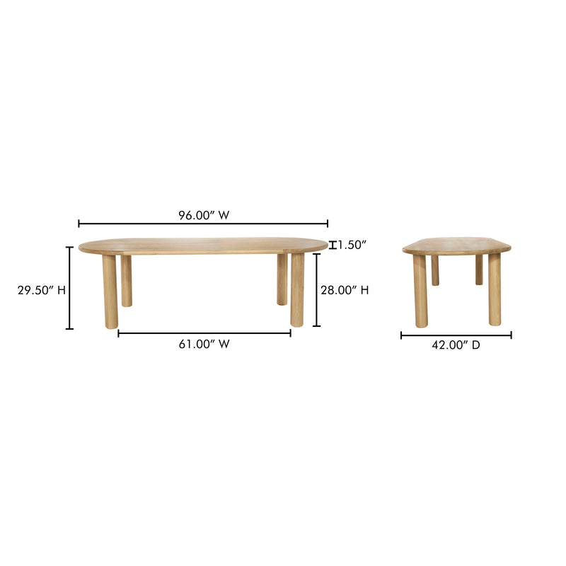 media image for Milo Dining Table Moes Home Collection Mhc Fc 1003 24 0 22 213
