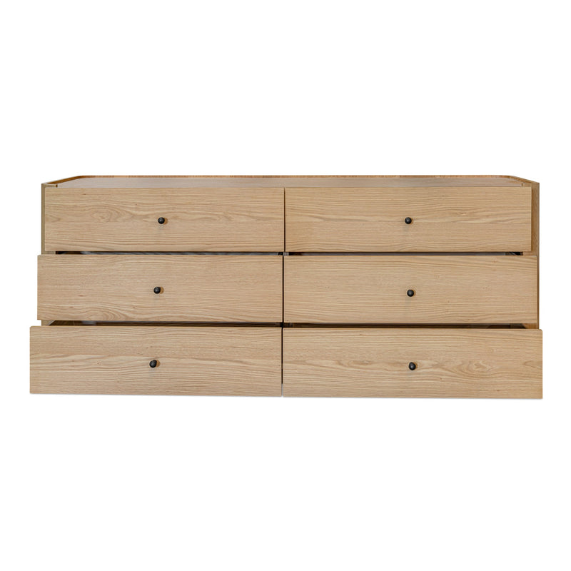 media image for Gibson 6 Drawer Dresser Moes Home Collection Mhc Fc 1012 20 7 238