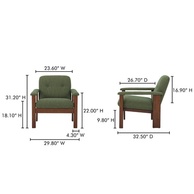 product image for Parker Lounge Chair Moes Home Collection Mhc Fo 1000 19 12 19