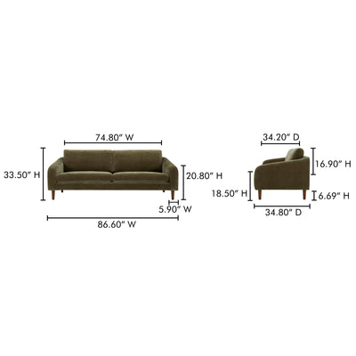 product image for Quinn Sofa Moes Home Collection Mhc Fo 1004 27 12 98