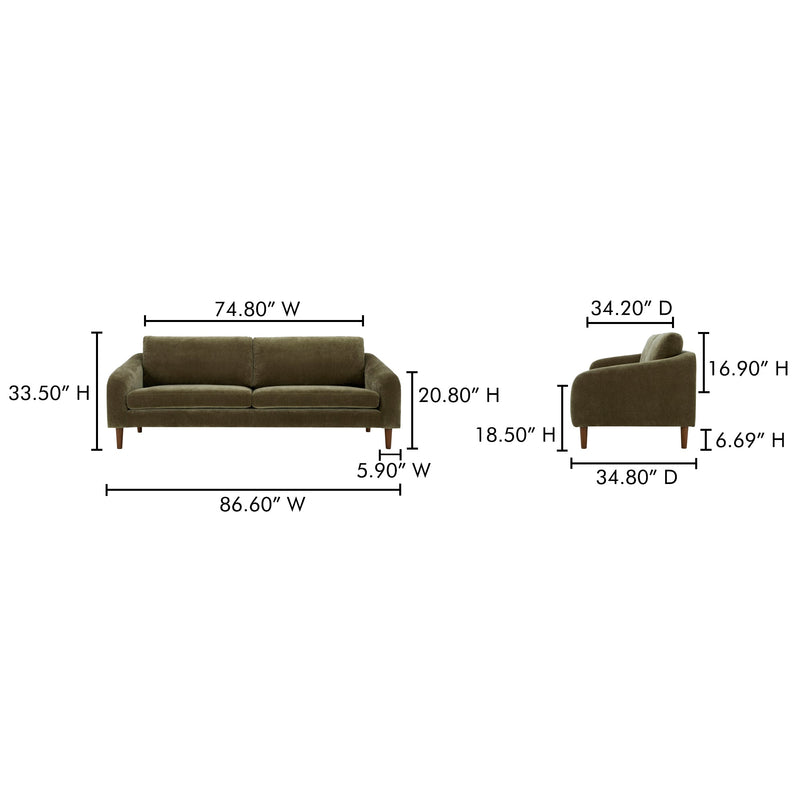 media image for Quinn Sofa Moes Home Collection Mhc Fo 1004 27 12 270