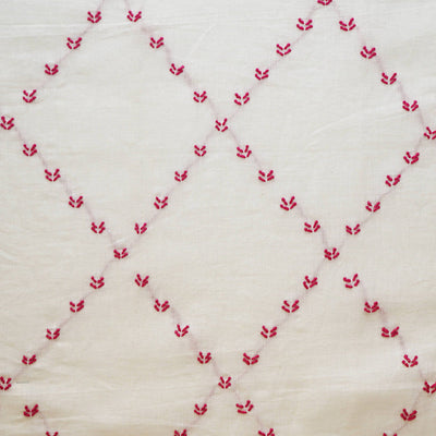 product image for Footprints Fabric in Pink/Creamy White 47