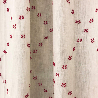 product image for Footprints Fabric in Pink/Creamy White 6