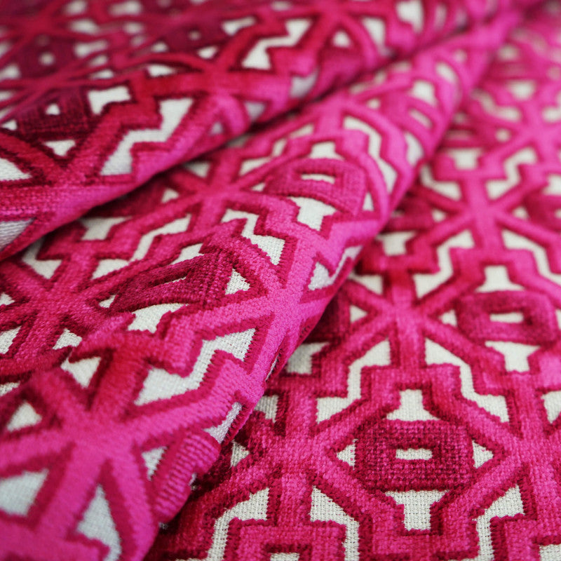 media image for Foxtrot Fabric in Fuchsia 253